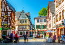 Half-Timbered Houses in Mainz, Germany